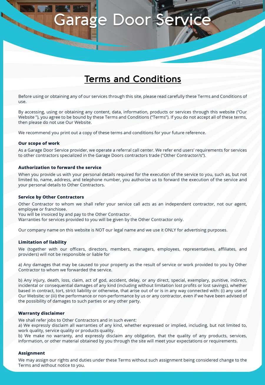 Trust Garage Door Service Sudbury, MA 978-827-0074